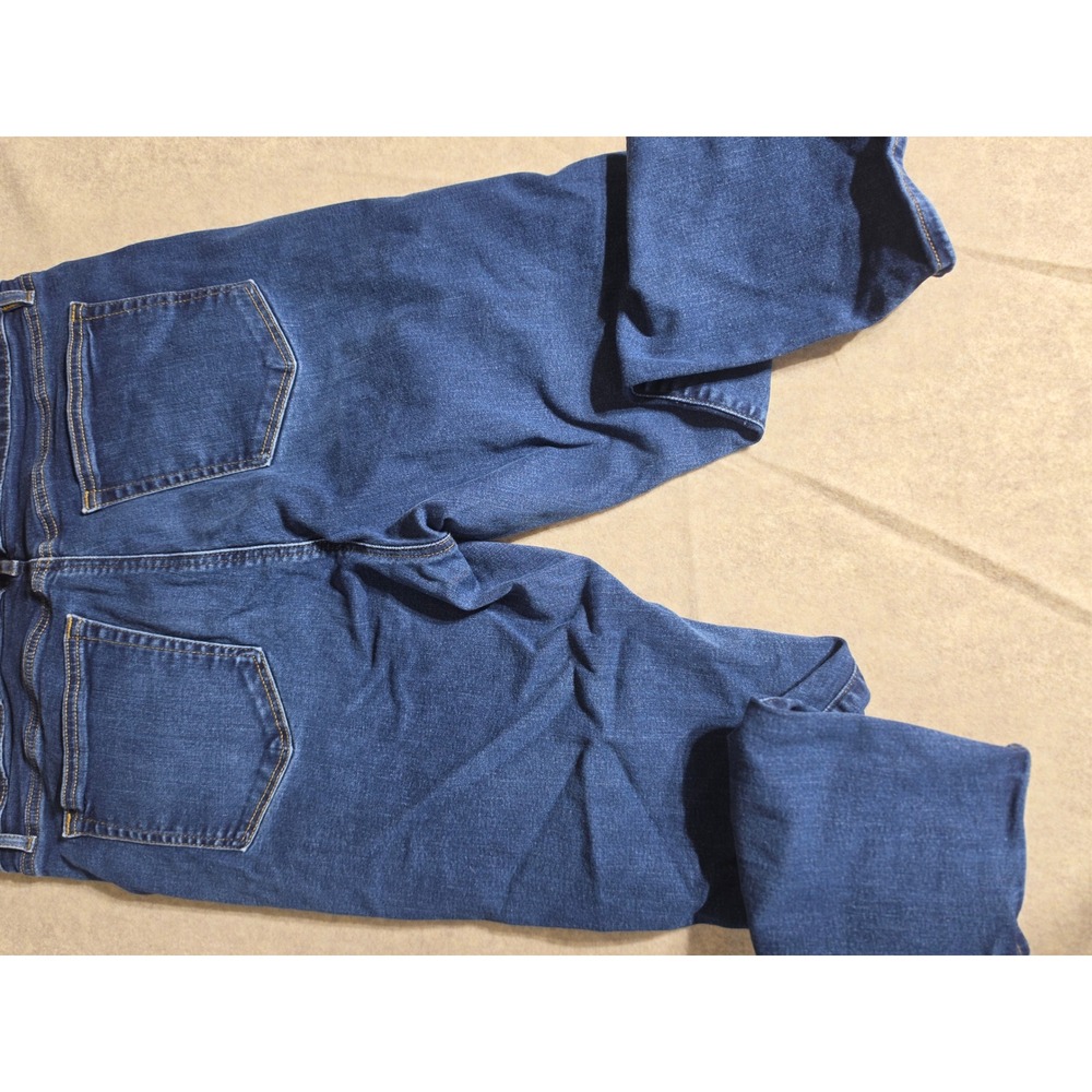 Old Navy The‎ Curvy Skinny Jeans Dark Wash Denim Blue Size 16 33W - Picture 5 of 6